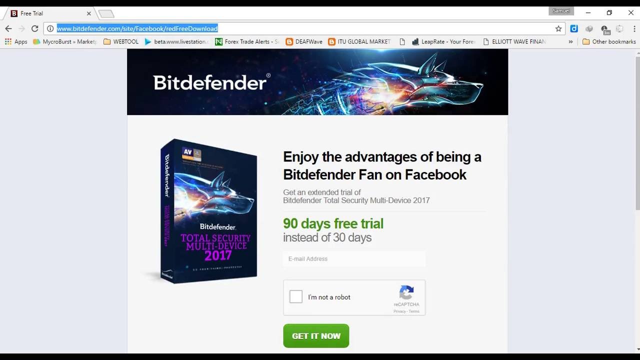 Free Trial Bitdefender 2017